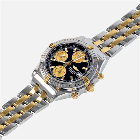 breitling chronomat gold steel|Breitling Chronomat 18k gold.